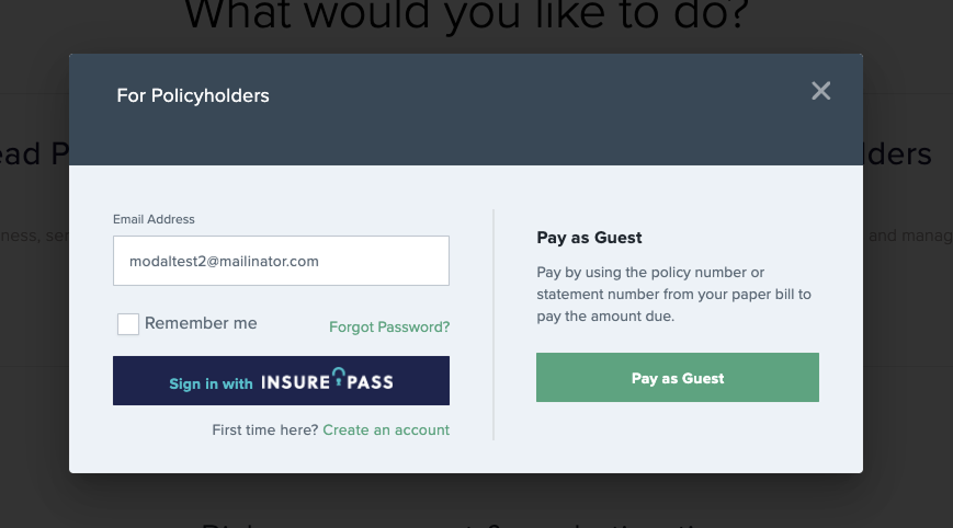 Credential Management - Login